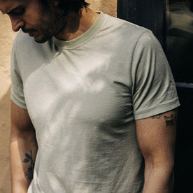 The Cotton Hemp Tee in Sage - featured image