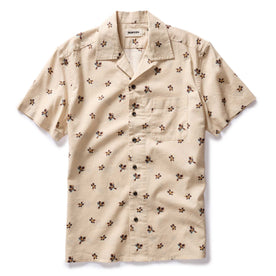 The Short Sleeve Hawthorne in Almond Floral - featured image