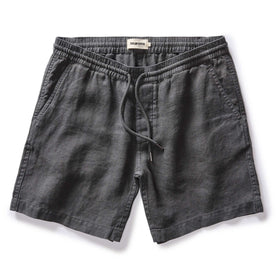 The Apres Short in Faded Black Hemp - featured image