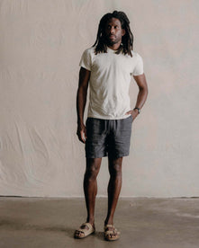 The Apres Short in Faded Black Hemp - featured image