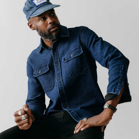 The Division Shirt in Indigo Twill - featured image