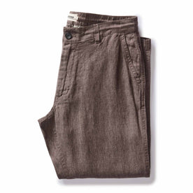 The Easy Pant in Cocoa Linen - featured image