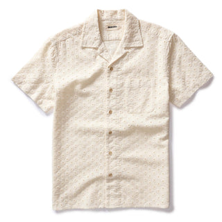 The Short Sleeve Hawthorne in Vintage White Embroidered Eyelet