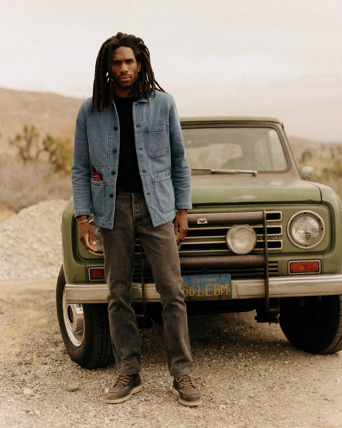The Primer Jacket in Washed Indigo Terry | Taylor Stitch