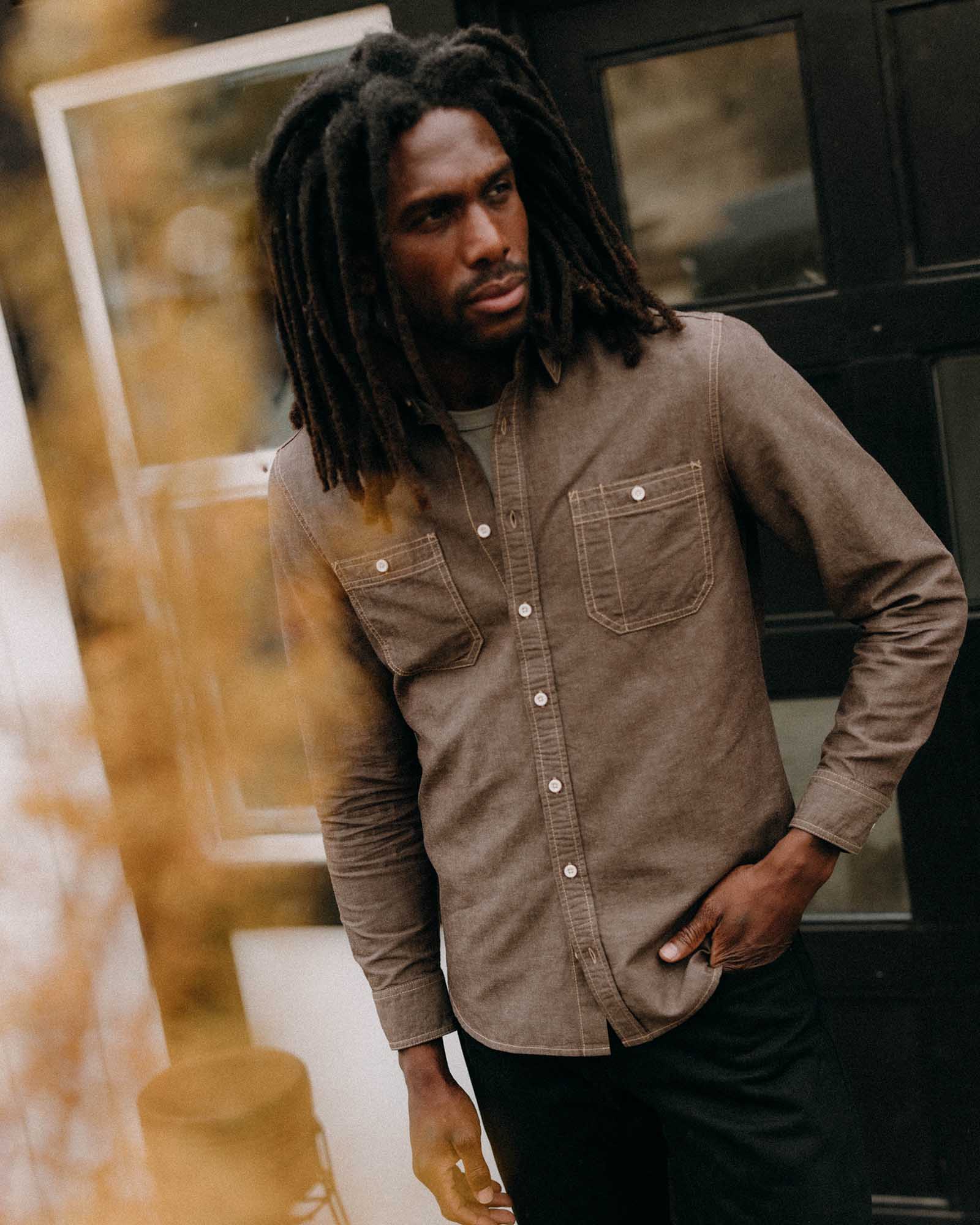 The Utility Shirt in Soil Nep | Taylor Stitch