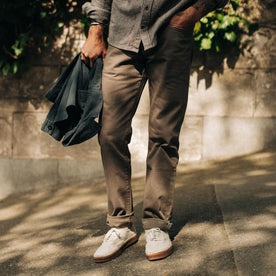 The Democratic All Day Pant in Fatigue Olive Selvage Denim - featured image