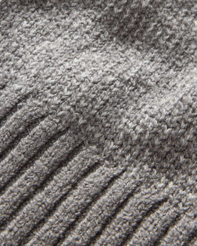 material shot of the yarn on The Headland Beanie in Warm Grey, Accessories by Taylor Stitch