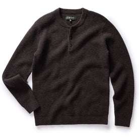 The Sidecountry Sweater in Heather Coffee Merino Waffle - featured image