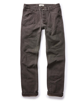 flatlay of The Camp Pant in Soil Chipped Canvas, Bottoms by Taylor Stitch