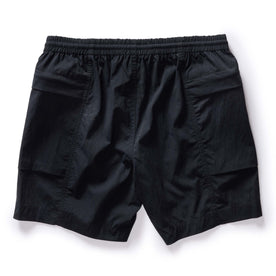 flatlay of the back of The Challenge Cargo Short in Black