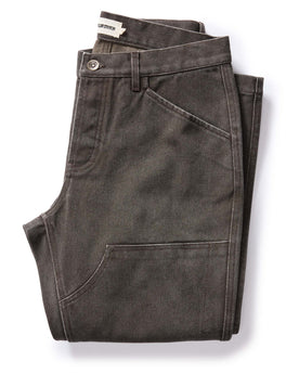 folded flatlay of The Chore Pant in Soil Chipped Canvas, Bottoms by Taylor Stitch