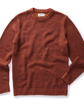 flatlay of The Headland Sweater in Spiced Rum, Knits by Taylor Stitch