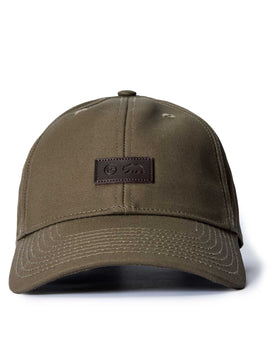 front facing image of The Pathfinder Cap in Fatique Olive Dry Wax, Accessories by Taylor Stitch