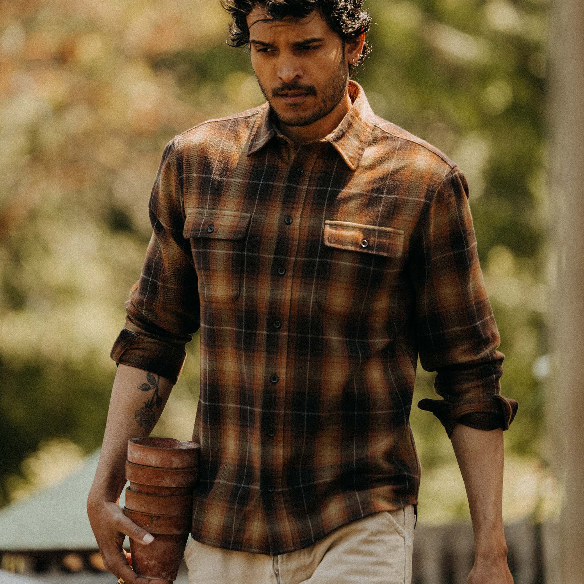 The Yosemite Shirt in Bonfire Plaid | Taylor Stitch