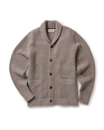 flatlay of The Crawford Sweater in Coffee Twist