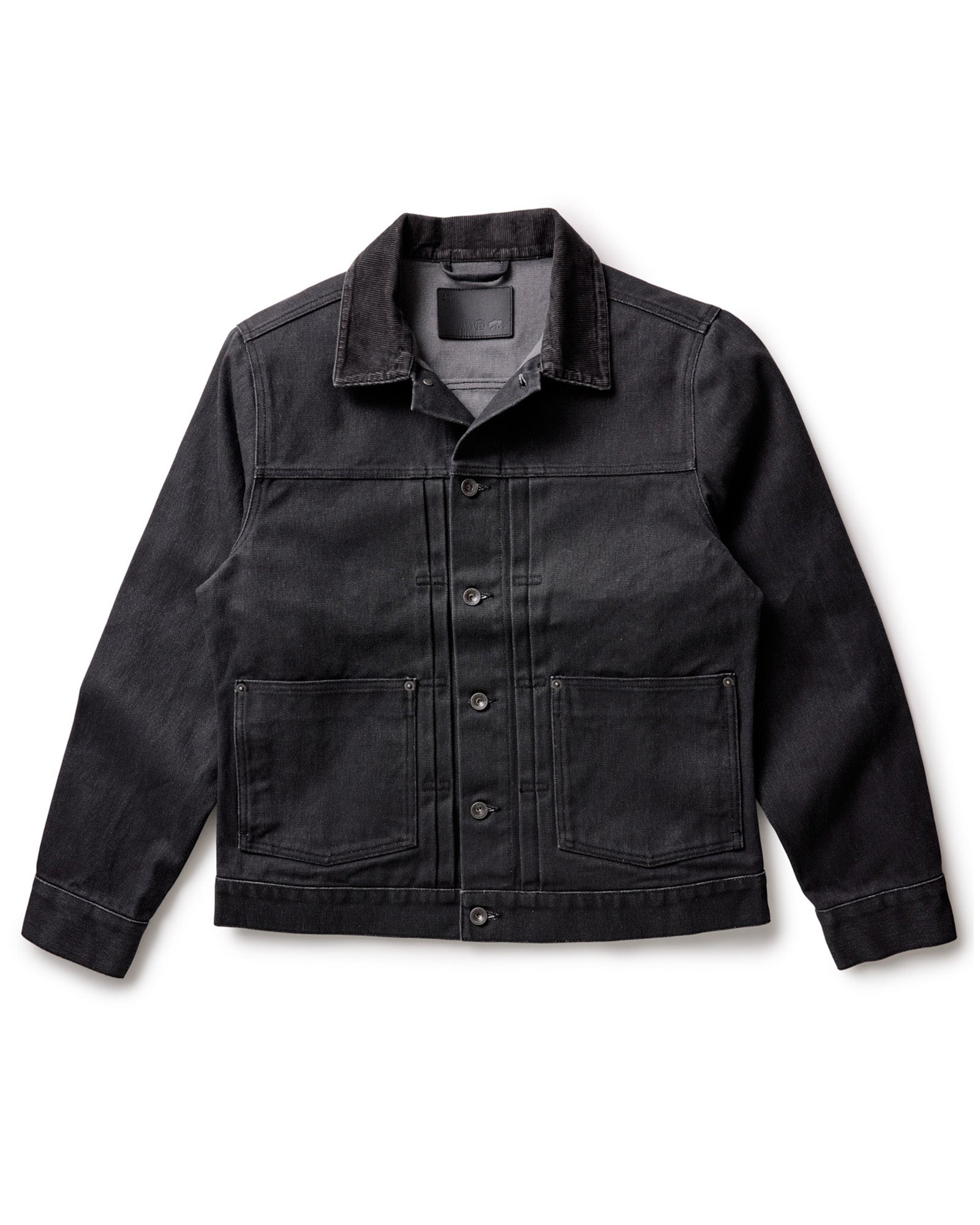 The Ryder Jacket in Coal Chipped Canvas | Taylor Stitch