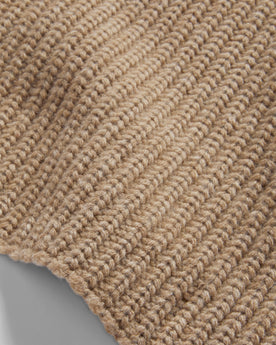 material shot of The Fisherman Scarf in Camel, Accessories by Taylor Stitch