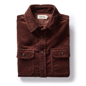 The Connor Shirt in Burgundy Cord - featured image