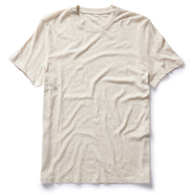 The Cotton Hemp Tee in Heathered Oat - featured image