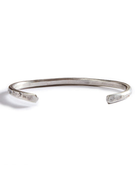 Back of The Hammered Cuff in Silver, Accessories by Taylor Stitch