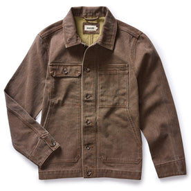 The Longshore Jacket in Aged Penny Chipped Canvas - featured image