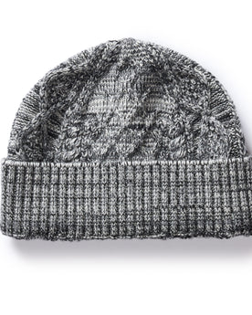 flatlay of The Orr Beanie in Marled Coal, Accessories by Taylor Stitch
