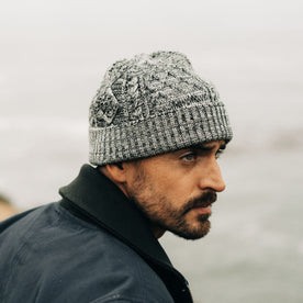 The Orr Beanie in Marled Coal - featured image