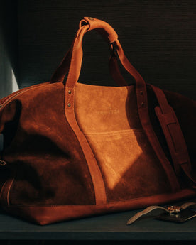 The Weekender Duffle in Chocolate Roughout: Alternate Image 2, Accessories by Taylor Stitch