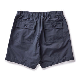 flatlay of the back of The Trail Cargo Short in Faded Navy 60/40 Faille