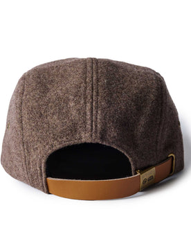 back image of The 5-Panel Cap in Heather Sable Wool Blend, Accessories by Taylor Stitch