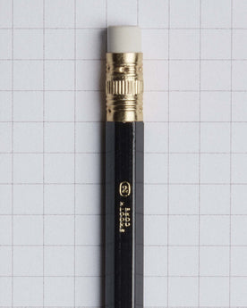 editorial image of the eraser on The Cedar Hex Pencil (12-Pack), Accessories by Taylor Stitch