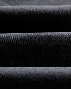 folded flatlay of the back of The Camp Pant in Coal Chipped Canvas, Bottoms by Taylor Stitch