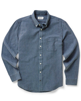 flatlay of The Jack in Roped Indigo, Wovens by Taylor Stitch