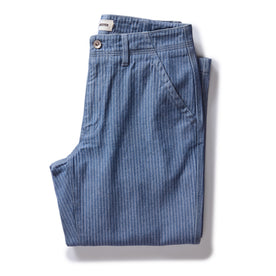 The Morse Pant in Bleached Indigo Herringbone - featured image