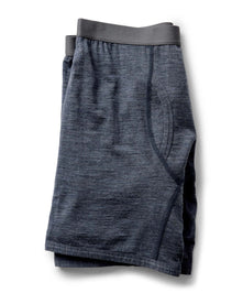 The Merino Boxer in Heather Navy - featured image