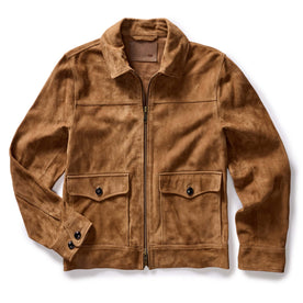 The James Jacket in Vintage Tan Suede - featured image