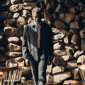 The Ojai Jacket in Ash Guncheck Wool - featured image