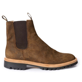 The Ranch Boot in Golden Brown Waxed Suede - featured image