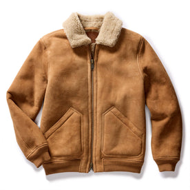The Wright Jacket in Camel Shearling Leather - featured image