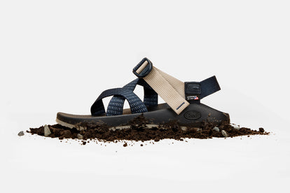 The Z1 USA Classic Sandal on a pile of dirt