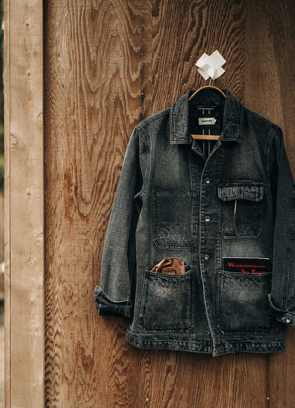 The Fremont jacket in 3-month Wash Selvage
