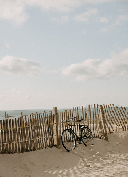 A bike by the beach