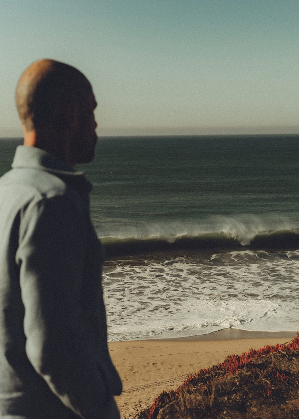 Scott Clark looking out over the California coast