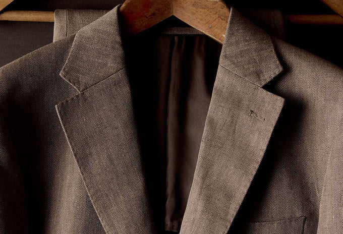 The Stevens Sportcoat in Coffee Linen