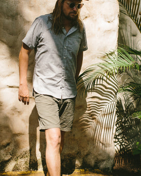The Short Sleeve Jack in Steel Chambray: Alternate Image 6, Wovens by Taylor Stitch