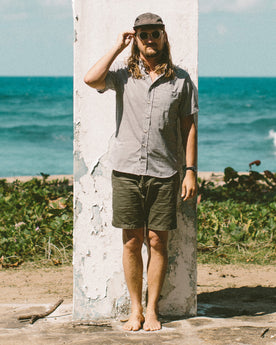 The Short Sleeve Jack in Steel Chambray: Alternate Image 4, Wovens by Taylor Stitch