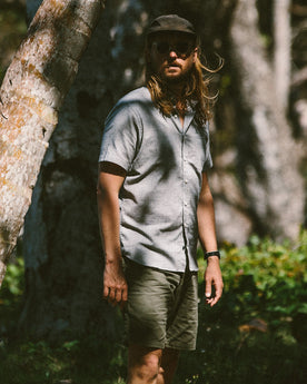 The Short Sleeve Jack in Steel Chambray: Alternate Image 3, Wovens by Taylor Stitch