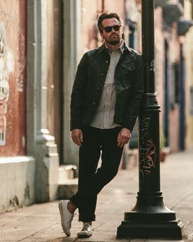 The Project Jacket in Olive Beeswaxed Canvas: Alternate Image 6, Outerwear by Taylor Stitch