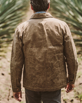 The Project Jacket in Field Tan Beeswaxed Canvas: Alternate Image 2, Outerwear by Taylor Stitch