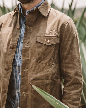 The Project Jacket in Field Tan Beeswaxed Canvas: Alternate Image 3, Outerwear by Taylor Stitch